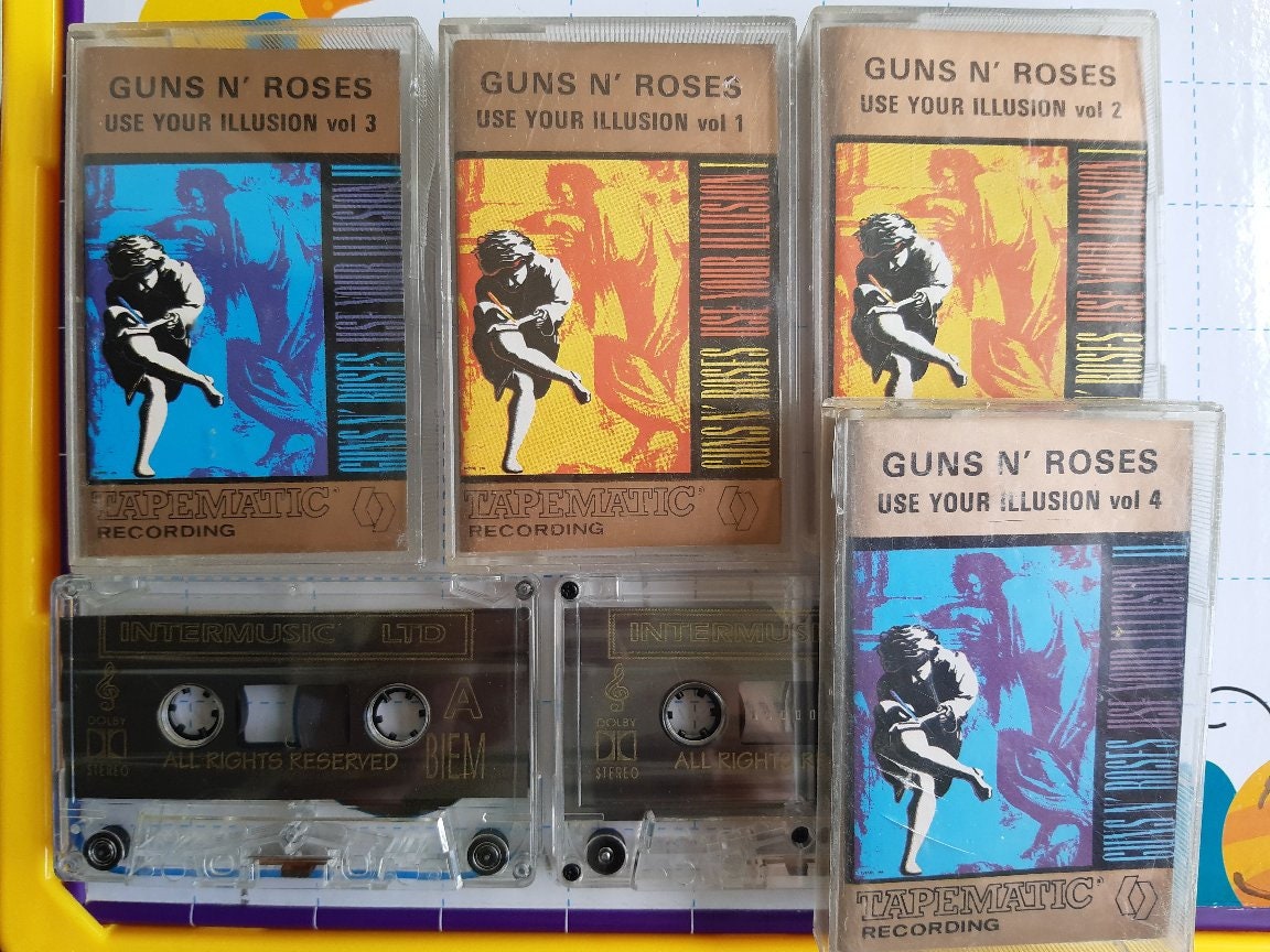 Guns N' Roses Use Your Illusion IIV rare cassette tape Etsy