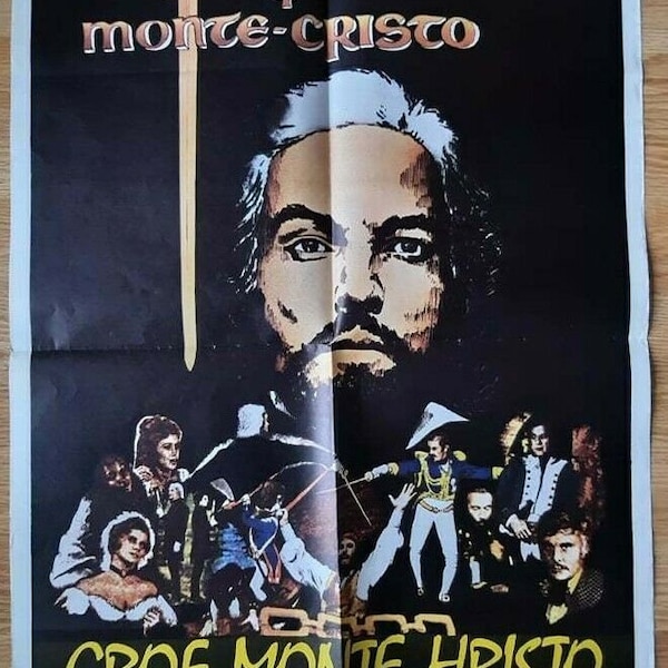 The Count of Monte-Cristo 1975 Movie Poster Original Yugoslavia Vintage Poster