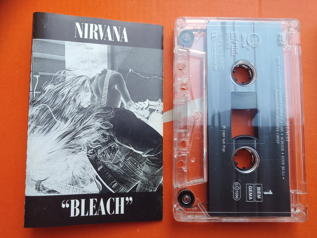 Nirvana Bleach Germany Cassette Original Rare Nirvana Tape Etsy