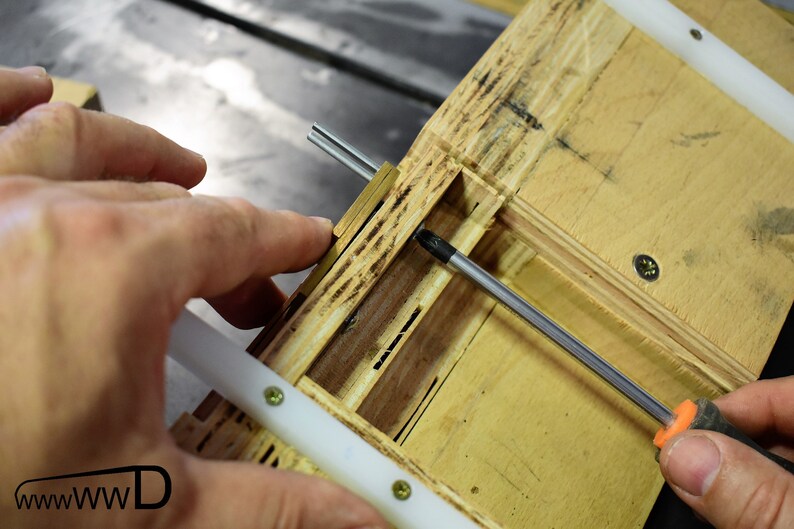 Adjustable box/finger joint jig for one blade table saw Etsy