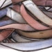 Hand dyed silk ribbon- habotai- silkwrap- silk wrapbracelet-satin-green-blue-brown