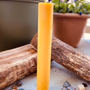 Organic Pure Beeswax 1 3/4 pillar black, white or natural honey beeswax candlestick-1.75 pillar candles-pure organic beeswax pillar candle image 10