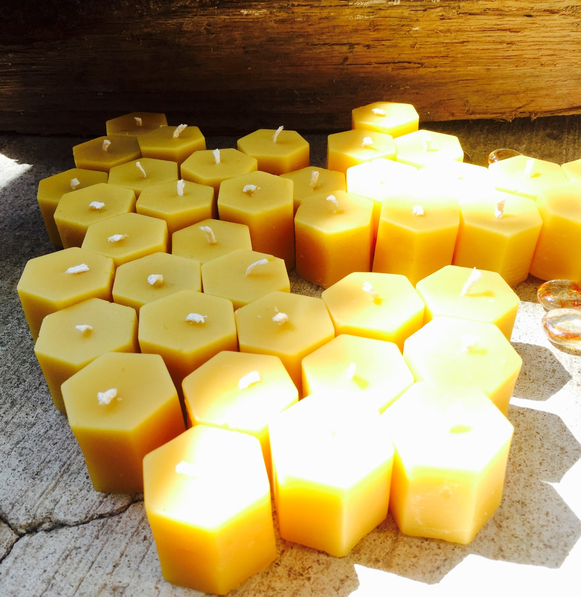 100% Pure Beeswax Candle-9ozs of pure beeswax-scented or  unscented-aromatherapy beeswax candle