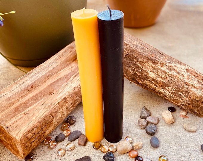 Beeswax 6X6 Pillar Candle - 3 Wick – Candlestock