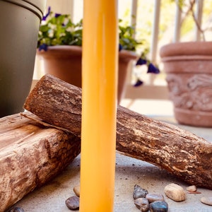 Organic Pure Beeswax 1 3/4 pillar black, white or natural honey beeswax candlestick-1.75 pillar candles-pure organic beeswax pillar candle image 5
