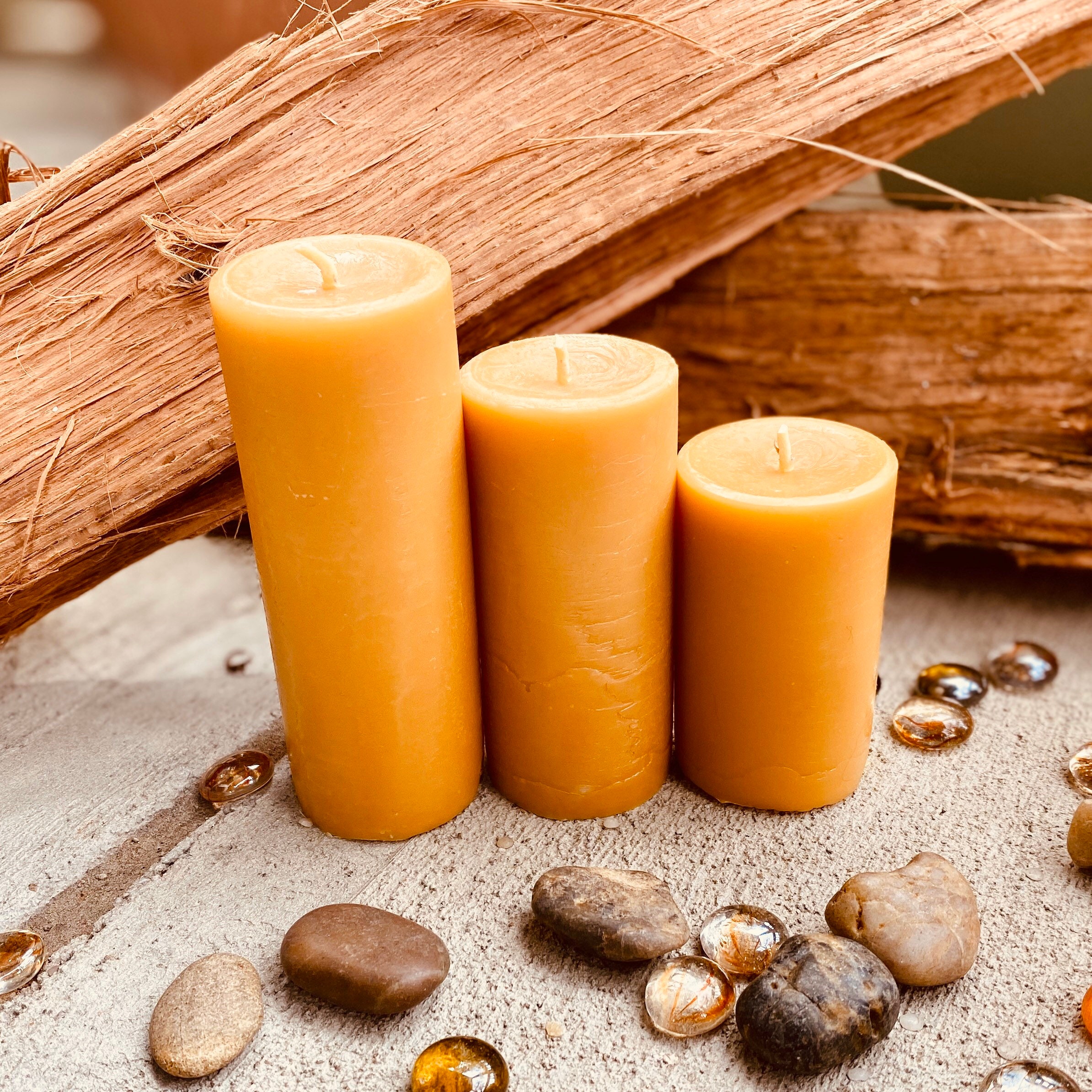 100 pure beeswax candles