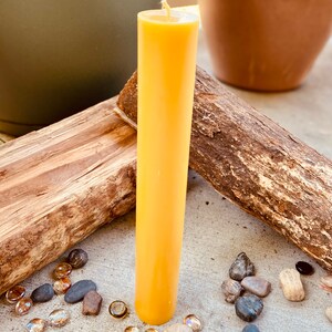 Organic Pure Beeswax 1 3/4 pillar black, white or natural honey beeswax candlestick-1.75 pillar candles-pure organic beeswax pillar candle image 7