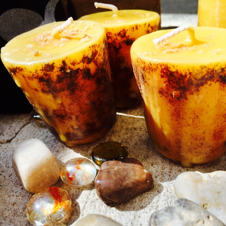Blessing candle100 pure beeswaxspell candlealtar Etsy