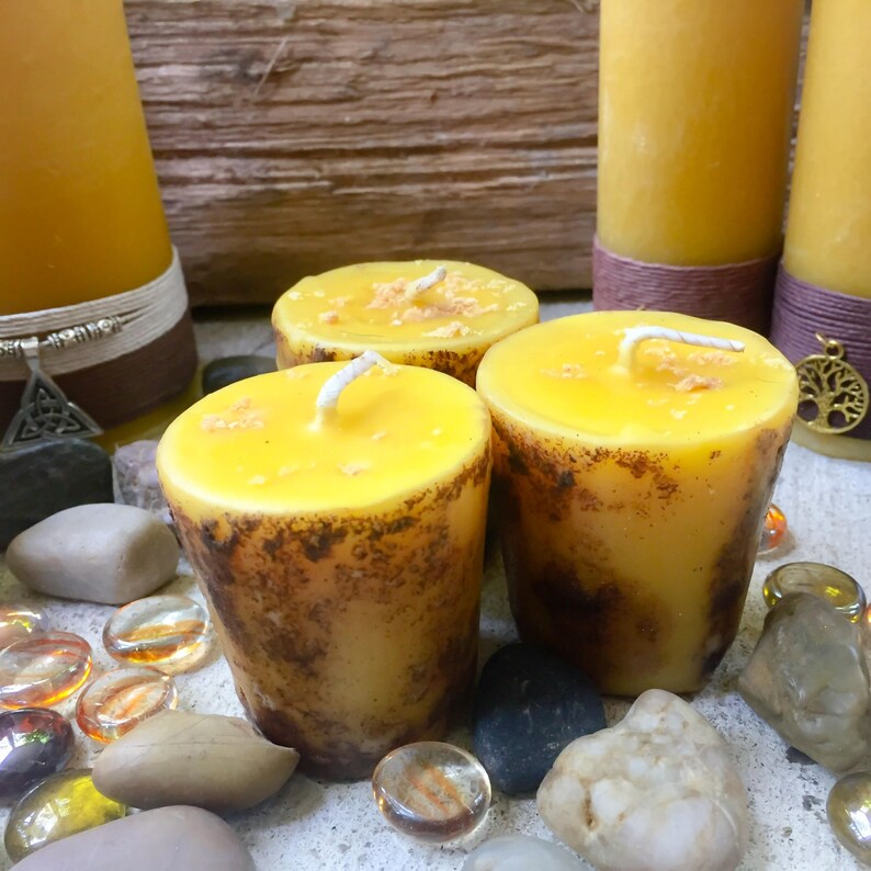 Blessing Candle100 Pure Beeswaxspell Candlealtar Etsy