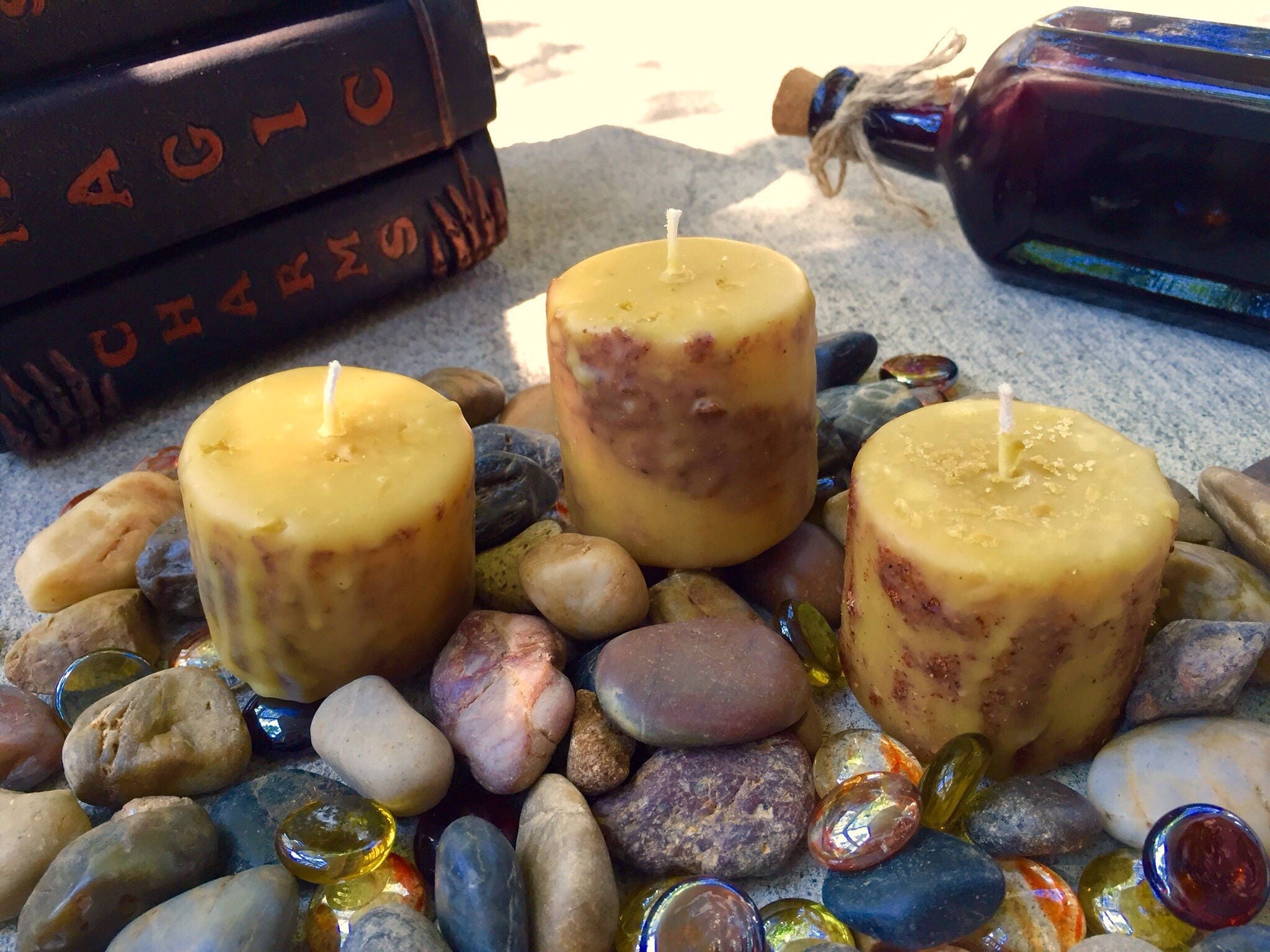 Blessing candle100 pure beeswaxspell candlealtar Etsy