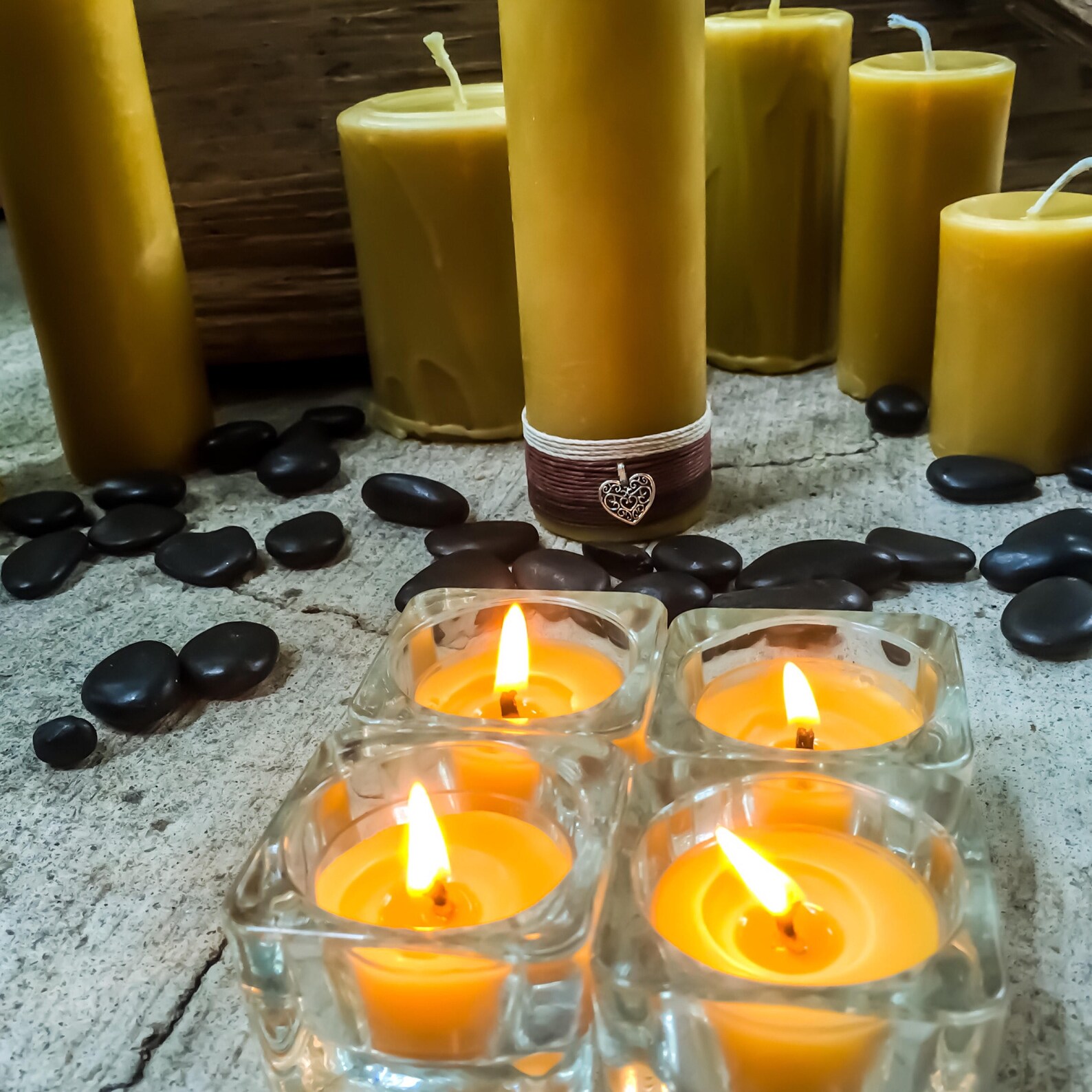 Pure Beeswax Tealights100 Pure Organic Beeswax Etsy