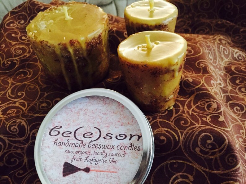 Blessing Candle100 Pure Beeswaxspell Candlealtar Etsy