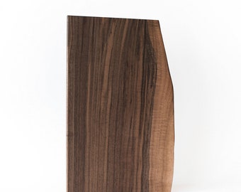 Cutting board, cutting board, breakfast board, chopping board, gift, large wood cutting board, kantig, walnut, design