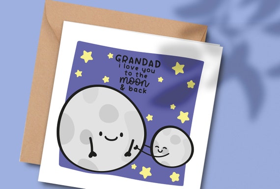 GRANDAD Love You To The Moon And Stars BIRTHDAY/ Father’s  Day GIFT .
