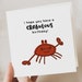Geburtstagskarte „It's Your Birthday Have A Crabulous Day!“ – Lustiger Krebs Mit Partyhut, 12,7 X 17,8 Cm