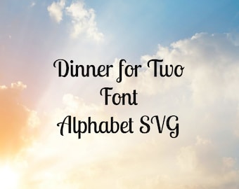 Font SVG For Cutting Machine