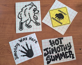 Jimothy the Seattle Raccoon Vinyl Decal or Plushie- Sales Benefitting Edmonds, WA Food Bank
