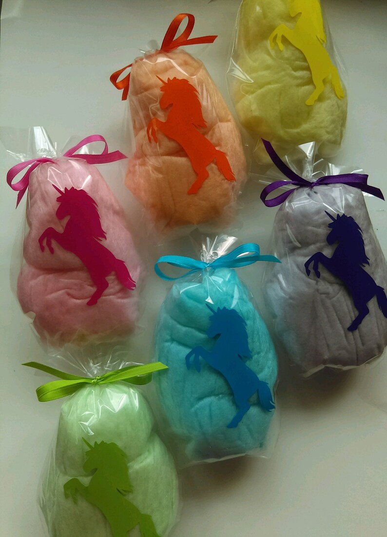 15 Unicorn Cotton Candy Party Favors Unicorn Treats, Unicorn Birthday Party, Unicorn Baby Shower, Unicorn Theme, Unicorn Decoration image 1