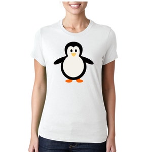 Christmas Penguin SVG Cut File, Winter Clipart (Digital Download) image 2