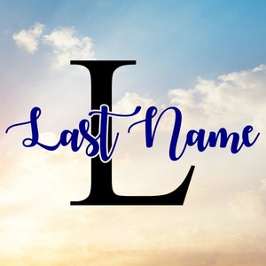 Monogramm Svg, Nachname Svg, Custom Svg, Name Svg, Mein Name Svg, Cuttable Nachname,