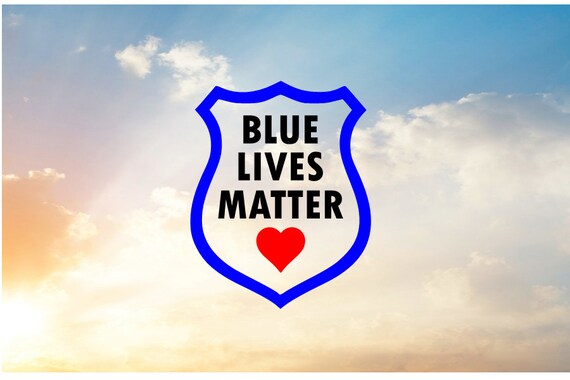 Download Blue Lives Matter SVG Back The Blue Police Officer Badge ...