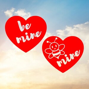 Be Mine Svg, Bee Mine Svg, Valenitne Svg,  Valentine&#39;s Day Svg, Heart Svg