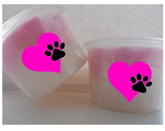 12 Cotton Candy Party Favors, Puppy Party Favor, Kitty Party Favor