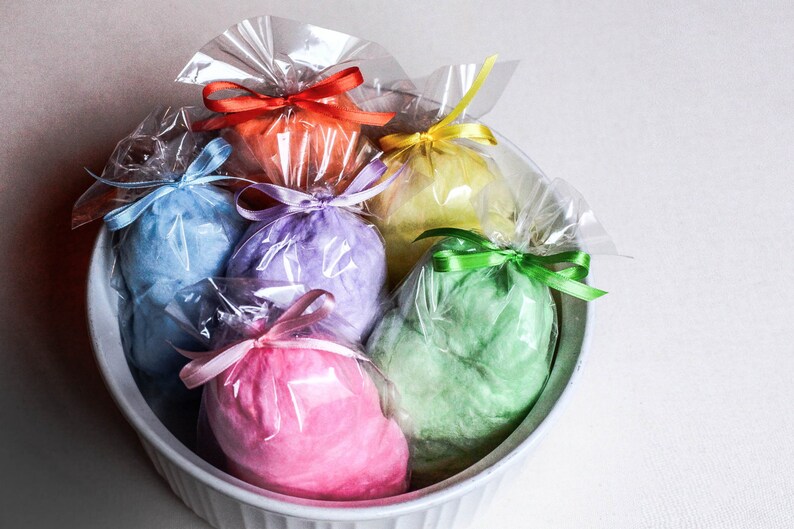 10 Cotton Candy Party Favors Gender Reveal Baby Shower Etsy