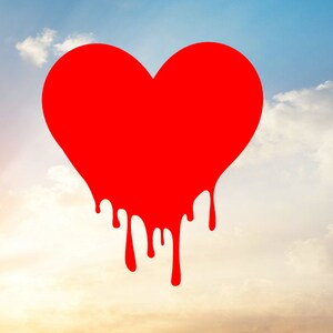 Bleeding Heart Svg, Valentine Svg, Valentine&#39;s Day Svg, Love Svg, Flower Svg, Anniversary Svg, Heart Svg, Dripping Svg. Dripping Heart Svg