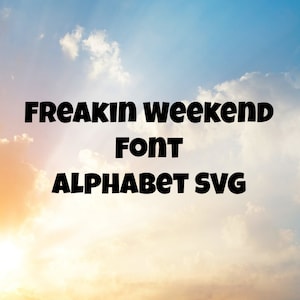 Fuente SVG para máquina de corte, fuente audaz SVG, fuente gruesa SVG