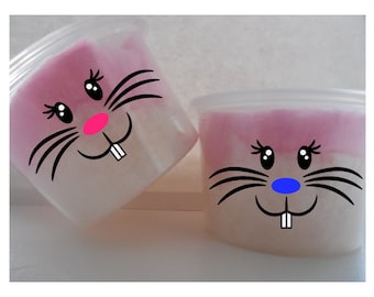 Easter Bunny Cotton Candy Tub For Easter Basket