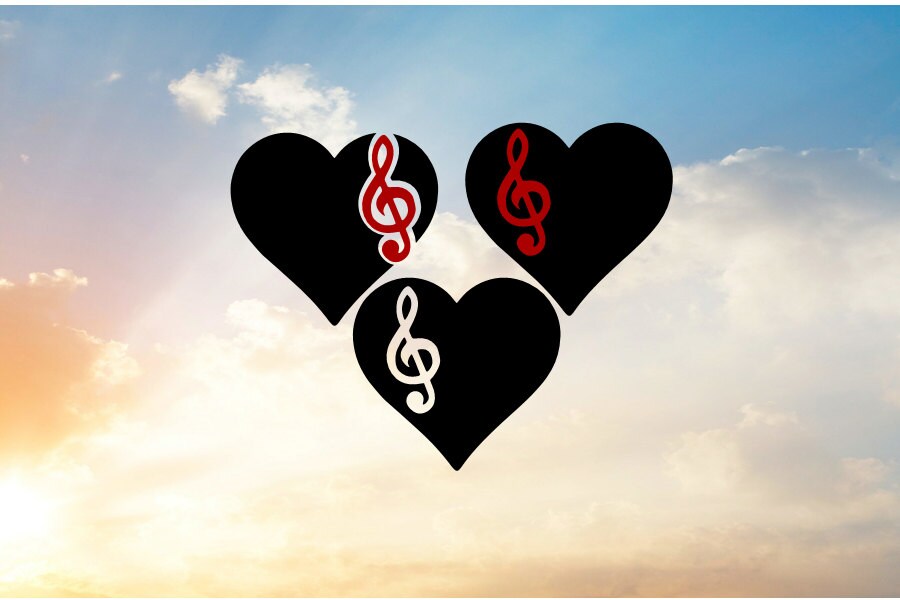 Music Note Svg File- Use to Make Karaoke Party Favors, Decals for Cups, Decals for Mugs, Music Teacher Gift, Custom Shirts