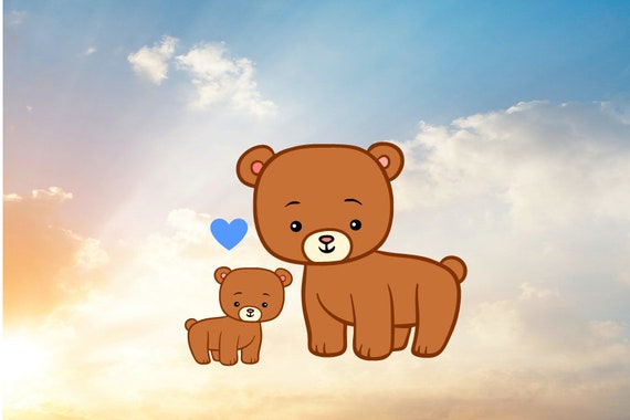 Download Bear Svg Baby Bear Svg Mommy And Me Svg Daddy And Me Svg Etsy
