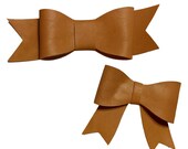 Faux Leather Hair Bow Template SVG, DIY Bow Cut File