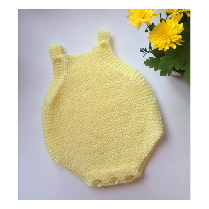 Baby Polo Collar Romper – Yellow main image 0
