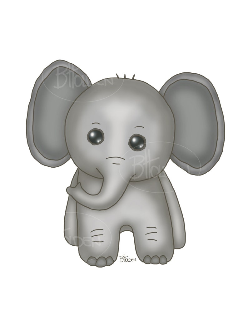 Safari Baby Animal Print Set of 4 Elephant Zebra Giraffe Etsy Australia