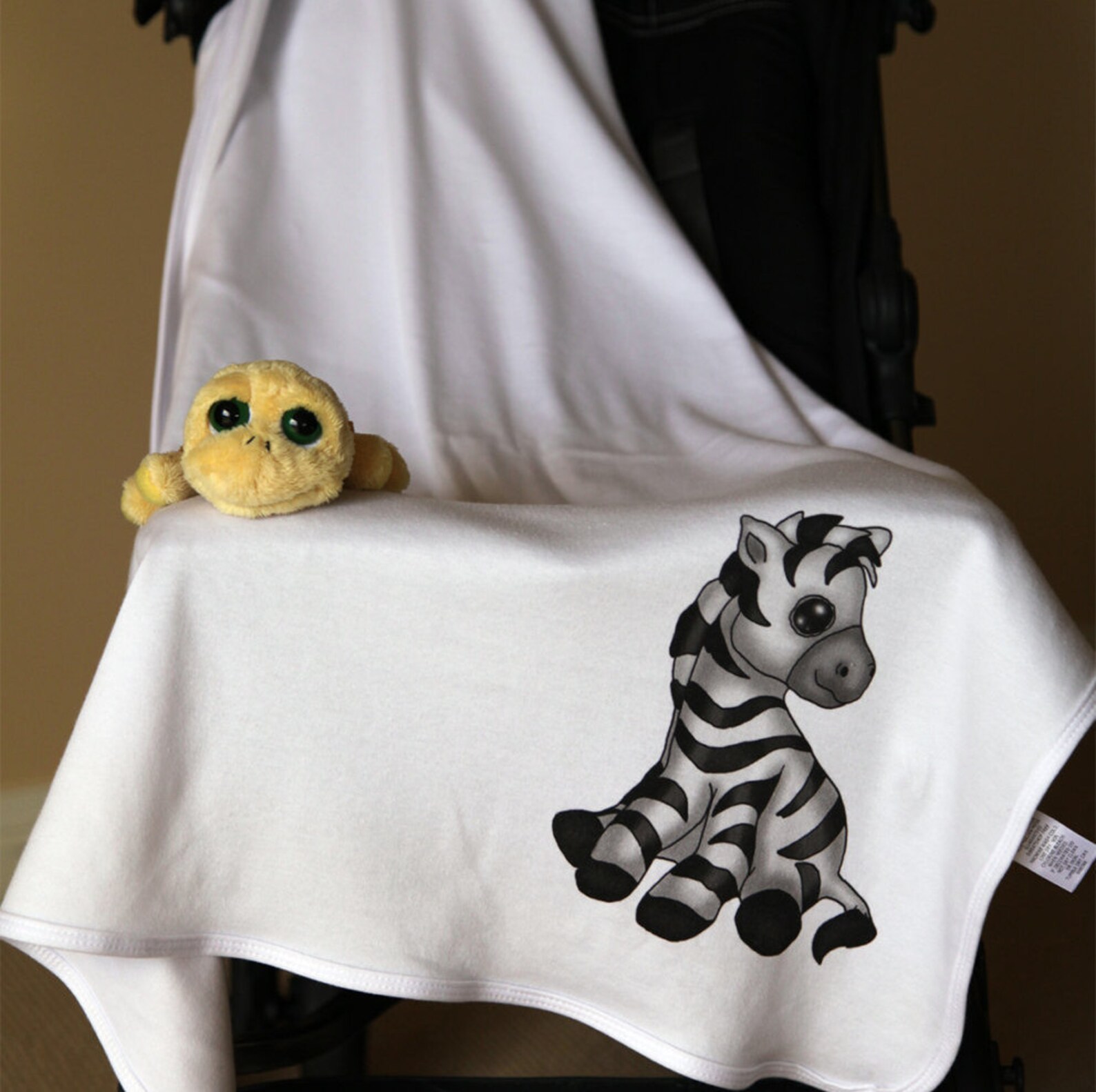 Zebra Baby Blanket Etsy