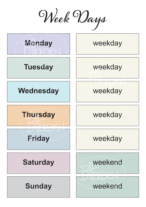 weekdays-chart-digital-file-a4-only-etsy-australia
