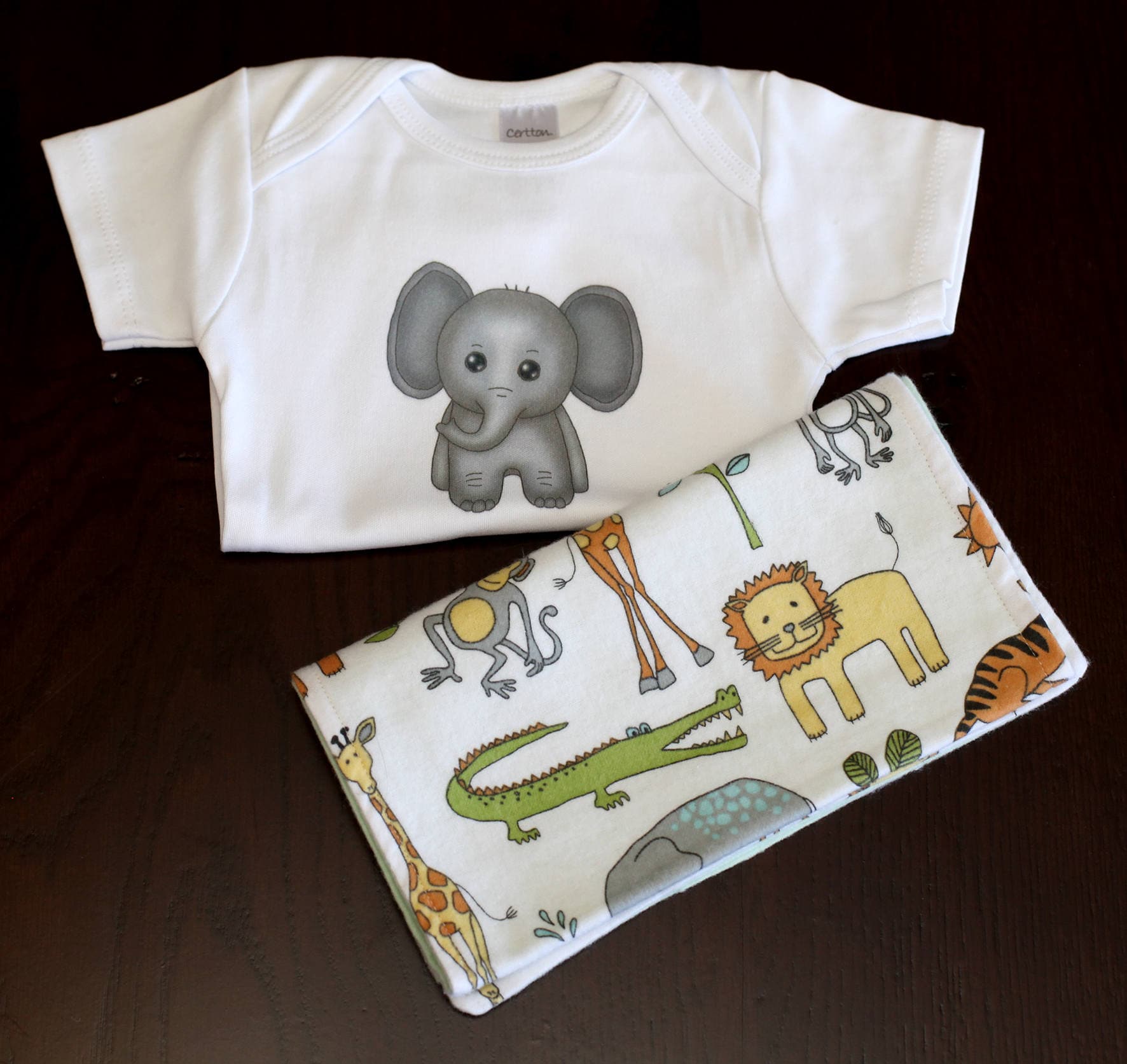 Baby Blanket Gift Set 2 Blankets Etsy