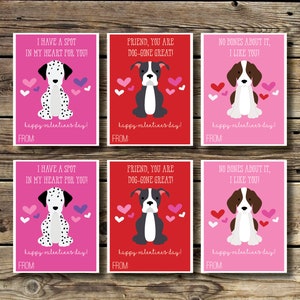 Puppy Valentine - Kid Valentine- INSTANT DIGITAL DOWNLOAD