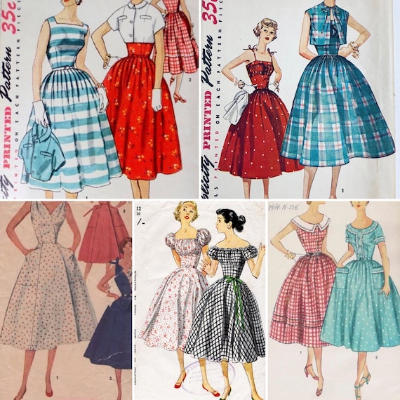 1950s style dresses