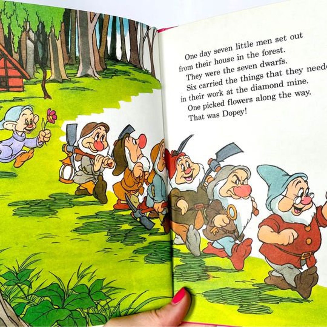 1973 Snow White and the Seven Dwarfs & 1982 Dopey Gets Lost by - Etsy UK