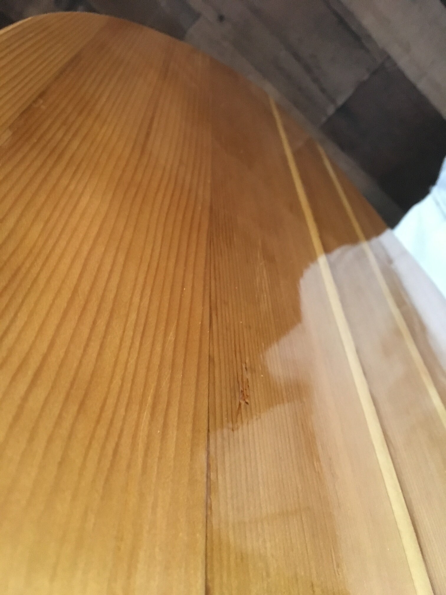 Western Red Cedar Skim Board Table Etsy