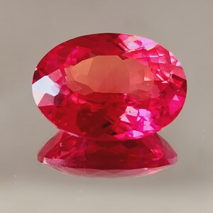 Flawless Mozambique Blood Red Ruby Loose Gemstone Oval Shape Beautiful Luster Quality Fashion Jewelry& Ring Making Product 19x14mm Ruby