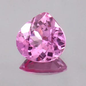 AAA Grade Flawless Ceylon Pink Sapphire Loose Heart Gemstone Cut, Nice Luster Quality Stone Fashion Jewelry & Ring Making Product 9x9 MM