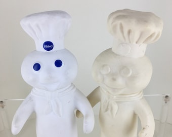 Vintage Pillsbury Dough Boy. 1971 7” Soft Plastic. This a