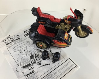 Vintage TYCO 1991 Crash Chopper Incredible Crash Dummies Completo