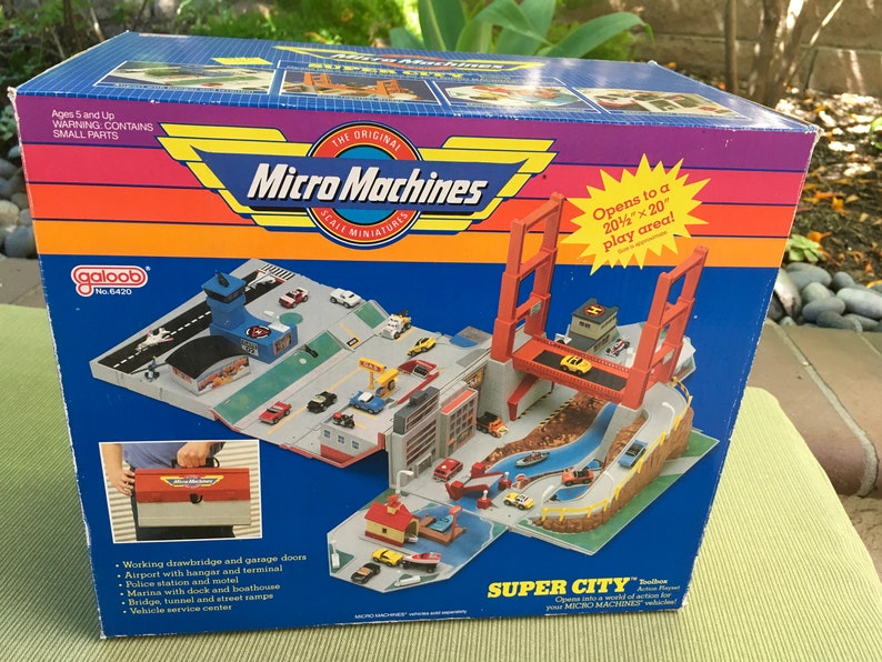 Vintage Micro Machines Tool Box Super City 6420 By Galoob | Etsy
