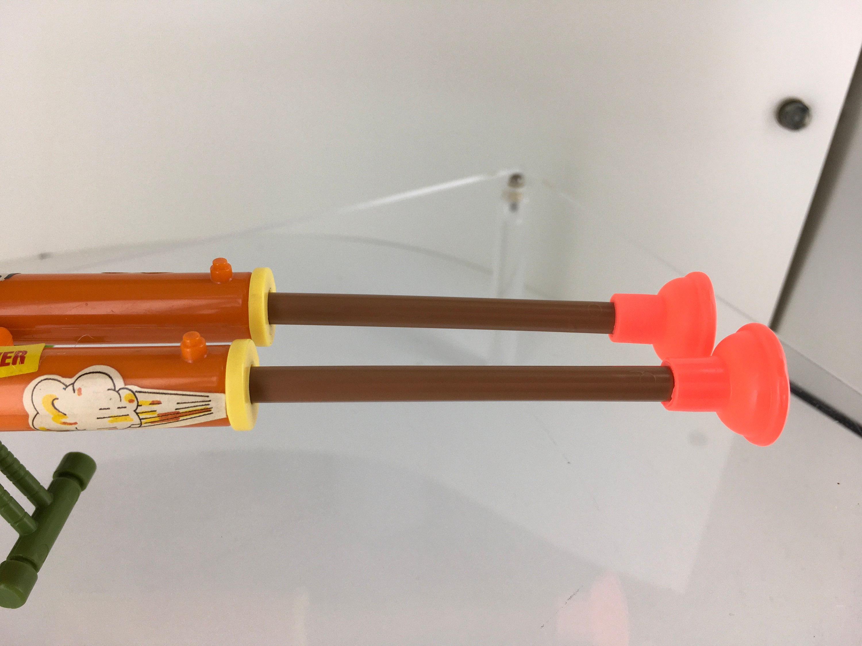 タートルズ　TMNT ダブルバレルプランジャーガン Vintage Teenage Mutant Turtles 1989 Double Barreled Plunger