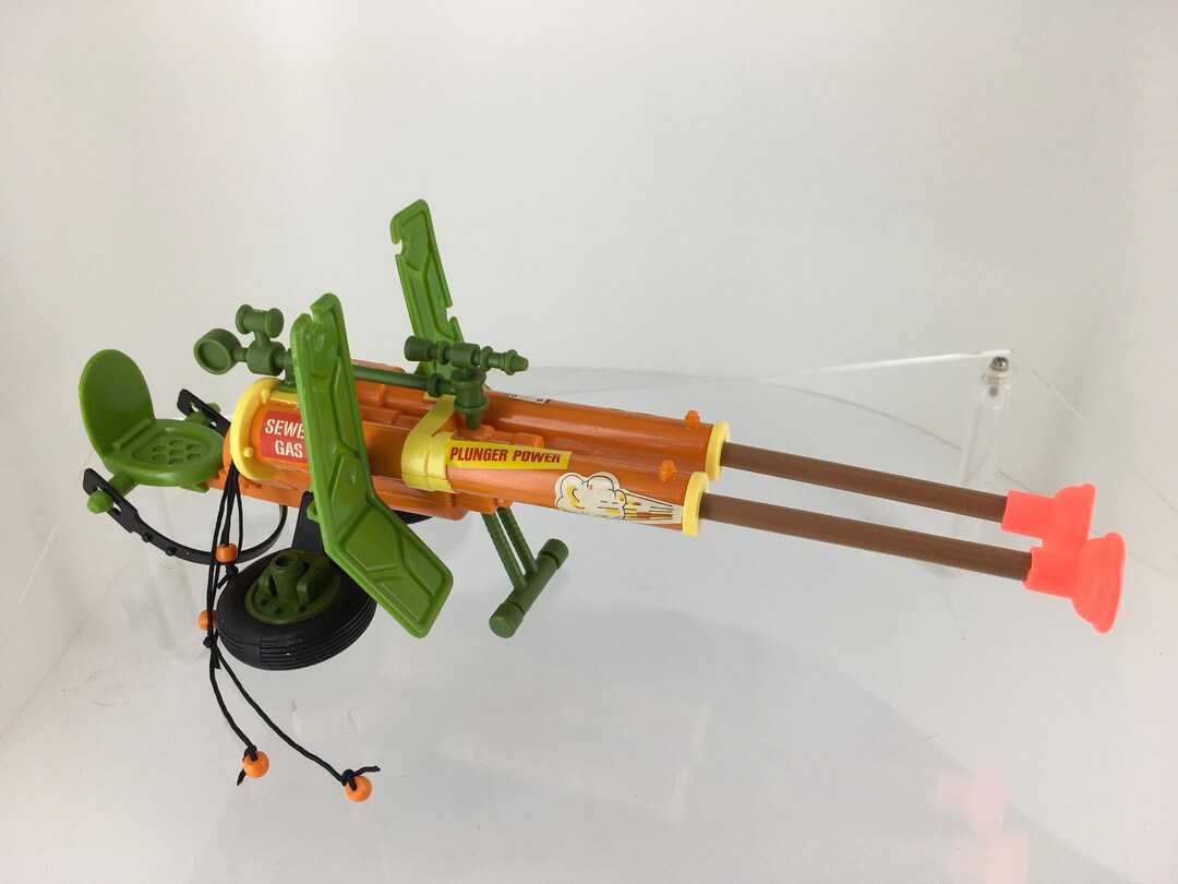 タートルズ　TMNT ダブルバレルプランジャーガン Teenage Mutant Ninja Turtles Playmates Double Barreled Plunger